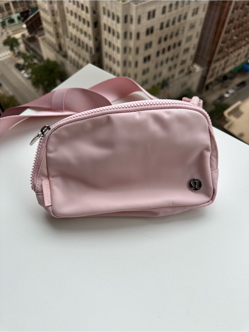 lululemon athletica Pale Pink Crossbody Pouch